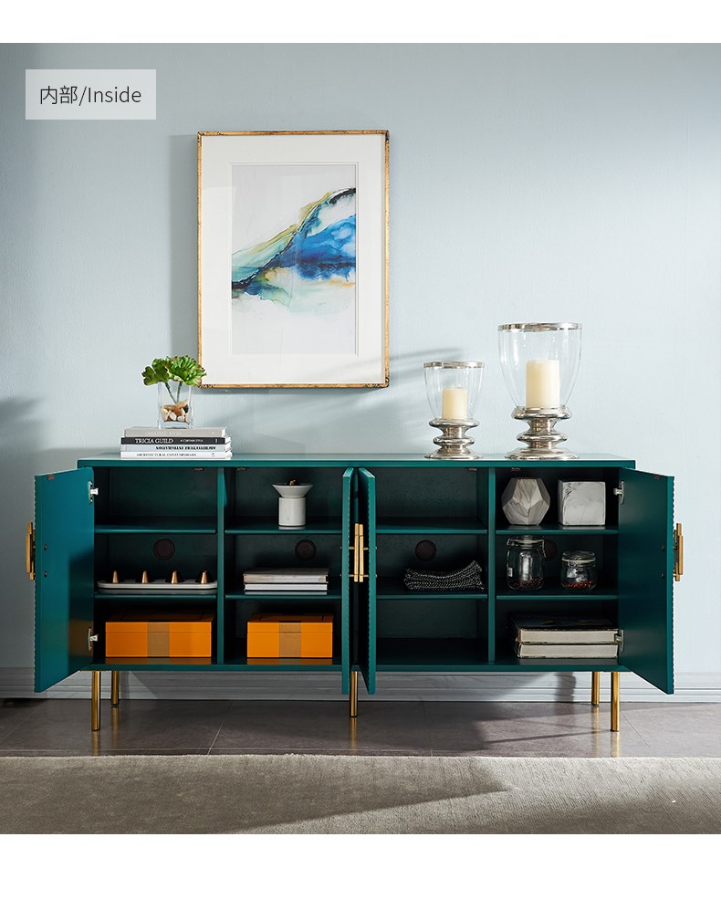 Modern new minimalist light luxury creative multifunctional living room dining room storage sideboard