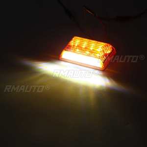 Feu de position latéral LED 24V pour voiture et camion avec répétiteur de clignotant et feu arrière pour remorque, bus, caravane, bateau - Product Image 2