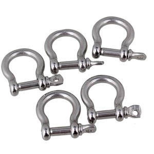 Manilles en acier inoxydable en forme d'arc avec goupille à vis, usage général métrique - Product Image 1