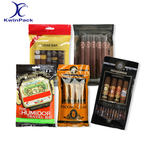 Kwinpack Tùy Chỉnh In Dây Kéo Độ Ẩm Túi Giữ Ẩm Mylar Cellulose Xì Gà Lưu Trữ Cho Thuốc Lá Xì Gà - Product Image 4