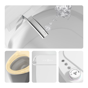 Modelo GYE # Inodoro Inteligente de Pared para Baño, Modelo 907, Fabricación Profesional, Color Blanco, con Taza Redonda, 937D Int, a Buen Precio - Product Image 6
