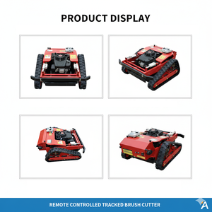 <span class=keywords><strong>Tondeuse</strong></span> à gazon robotisée intelligente hybride <span class=keywords><strong>essence</strong></span>-électrique 550 mm sans fil, coupe-herbe télécommandé à chenilles - Product Image 4