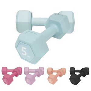 Neoprene <b>Dumbbell</b> Hand Weight Sets 5/10/15/20lbs 5 Colors Exercise Fitness Free Weights Women Men Home Gym Equipment Arms & Body - Product Image 2