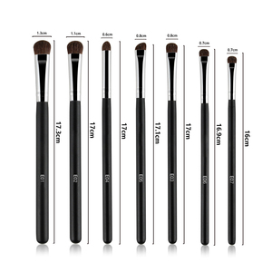 Pincel Delineador de Ojos Ultrafino LIMAY, Venta al por Mayor de Fábrica, Punta Plana <span class=keywords><strong>Biselada</strong></span> Tipo Cuchilla, Fibra Artificial, Mango de Madera - Product Image 5
