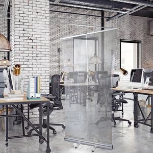 Màng Trong Suốt 120*200 Màn Hình Con Lăn Có Thể Thu Vào Nổi Flex Cuộn Lên Banner Stand - Product Image 1