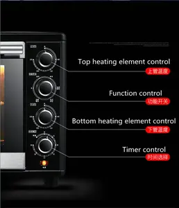 Vente en gros de <span class=keywords><strong>four</strong></span> de cuisine domestique électrique en acier inoxydable 48L grand <span class=keywords><strong>four</strong></span> grille-pain chaud prix bon marché d'usine américaine pour la cuisson au barbecue - Product Image 5