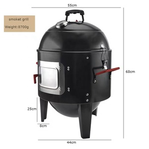 <span class=keywords><strong>Barbecue</strong></span> vertical au charbon de bois, fumoir extérieur, grill de fumage pour l'extérieur - Product Image 2