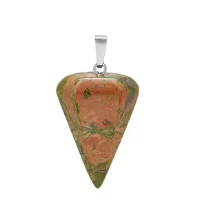 <span class=keywords><strong>Boutique</strong></span> <span class=keywords><strong>en</strong></span> <span class=keywords><strong>ligne</strong></span> HY, pendentif conique <span class=keywords><strong>en</strong></span> cristal naturel, bijoux <span class=keywords><strong>en</strong></span> quartz minéral, pendule wicca, statue pour ornement <span class=keywords><strong>de</strong></span> feng shui - Product Image 1