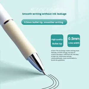 Schreibwaren Moran Kundenspezifischer Gelstift 0,5mm Einziehbarer Kunststoff-Gelstift PC033 für Büro & Schule Logoaufdruck Möglich - Product Image 4
