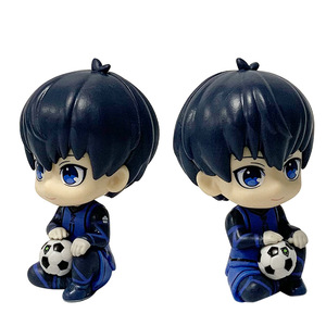 Figura de <span class=keywords><strong>Manga</strong></span> HESPER de 6-9 cm, <span class=keywords><strong>BLUE</strong></span> LOCKS, Nagi Seishiro, Isagi Yoichi, Figura Sentada, Modelo de Dibujos Animados, Figura de Anime de PVC, Juguetes de Regalo - Product Image 3