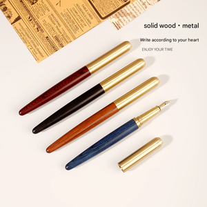 Ensemble de stylos plume à encre en bronze et ébène, adapté aux <span class=keywords><strong>étudiant</strong></span>s, cadeau créatif, stylo de signature - Product Image 6