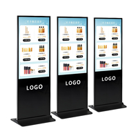 Indoor Vertical Digital Signage Display LCD Kiosk Werbung LCD Display Touchscreen Werbung Display Panta llas Public idad