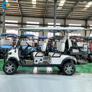 Carrito de Golf Robetaa de 6 Plazas con Asientos Orientados hacia Adelante, Batería de Litio, Todoterreno, Elevado, para Jardín, Villa o Campo de Golf - Product Image 5