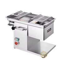 Trancheuse à viande commerciale en acier inoxydable 220V nouvelle condition découpeuse de bande de viande fraîche pour moteur à usage domestique de vente au détail de Restaurant