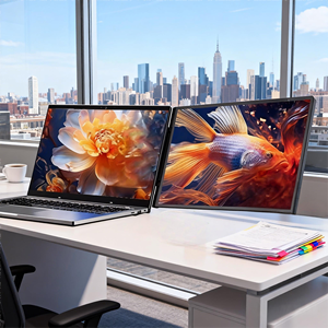 Écran portable léger de 14 pouces de qualité supérieure, écran <span class=keywords><strong>IPS</strong></span> FHD, prise en charge de l'écran double, type C, extension de jeu pour ordinateur portable - Product Image 1