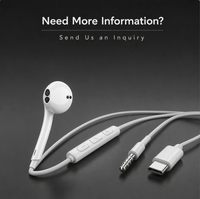 Écouteurs USB-C pour iPhone 17 16 15 Pro Max, écouteurs filaires Type-C avec puce DAC, son numérique Hi-Fi, casque audio