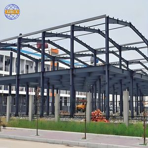 Estructura de Acero de Dos Pisos de Alta Calidad y Bajo Precio, Edificio de Almacén de Estructura de Acero Prefabricado, Establo para Ganado - Product Image 5