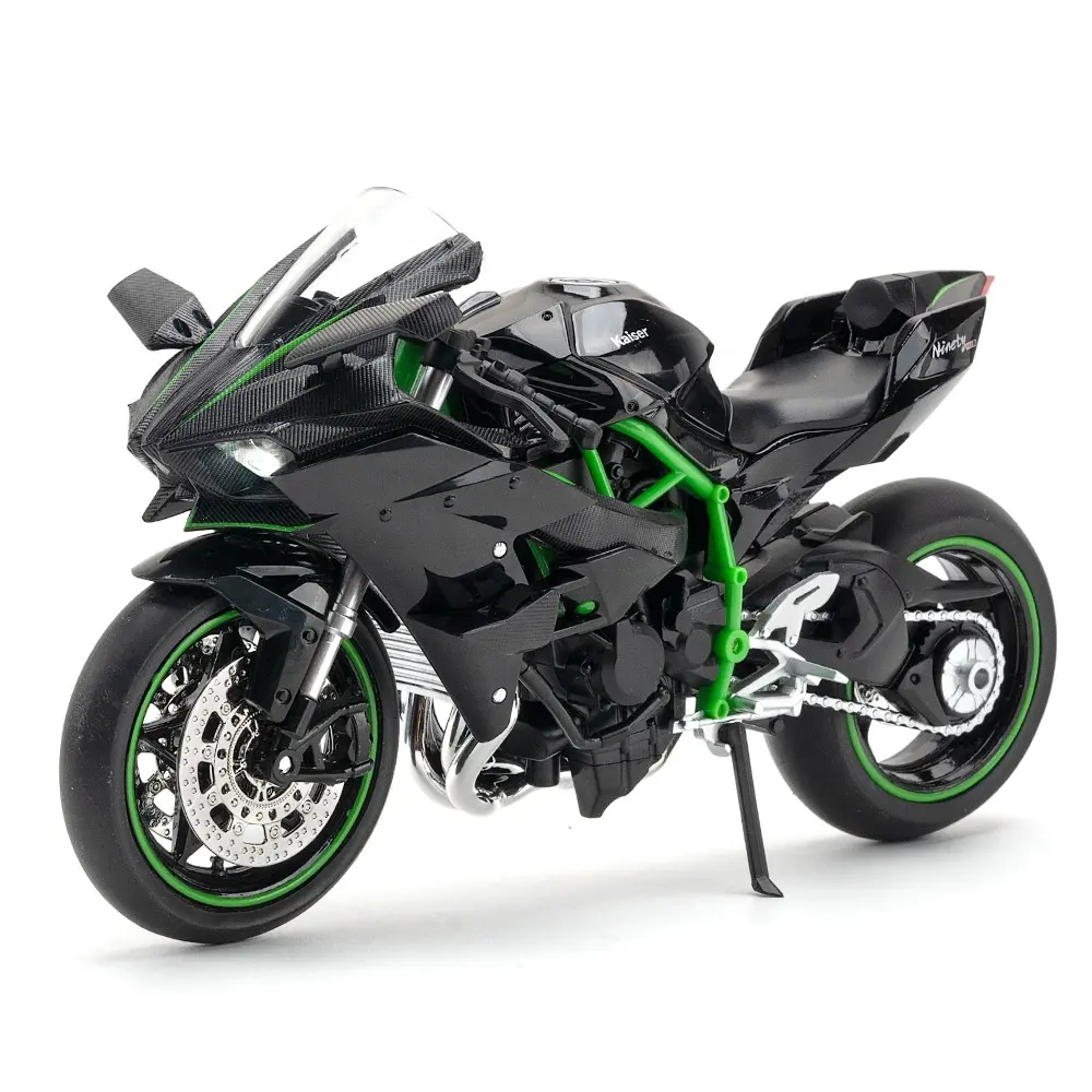 Sıcak satış Kawasaki motosiklet 1/12 motosiklet alaşım modeli oyuncak döküm oyuncak araba çocuk oyuncak hediye