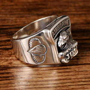 Fashion Personalized Jewelry <strong>Mens</strong> <strong>Rings</strong> U.<strong>S</strong>. Airborne Army Solid 925 Sterling <strong>Silver</strong> Vintage Eagle <strong>Ring</strong> for <strong>Men</strong> - Product Image 6