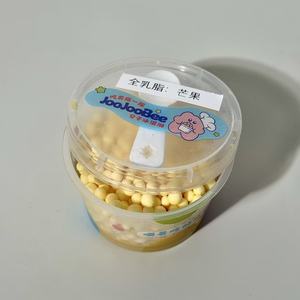 Glace à la crème aux fruits en gros, délicieuse saveur mangue, mini glace perlée, glace perlée moléculaire surgelée - Product Image 3