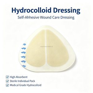Cerotto Idrocolloidale Medico Monouso Autoadesivo Assorbente per il <span class=keywords><strong>Trattamento</strong></span> di Piaghe <span class=keywords><strong>da</strong></span> <span class=keywords><strong>Decubito</strong></span>, Vesciche e Ferite Minori - Product Image 2