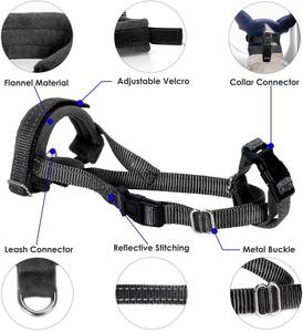Venta caliente de nylon transpirable ajustable boca cubierta protección personalizado mascota perro bozal - Product Image 3