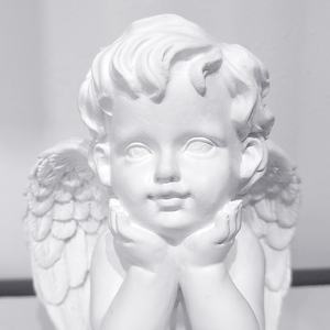 개인화 된 현대 귀여운 데스크탑 장식품 수지 천사 공예 흉상 민속 공예 천사 동상, 천사 기념품 책상 설명 - Product Image 6