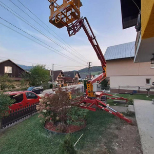 P-997 10 मीटर 12 मीटर 14 मीटर 16 मीटर 18 मीटर 20 मीटर 20 मीटर 22 मीटर हाइड्रोलिक मैन मोबाइल बकेट हवाई काम का टॉएबल चेरी पिकर ट्रेलर माउंटेड बूस्ट लिफ्ट - Product Image 6