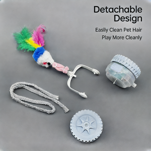 Infrarood laser automatische kattenbal met vervelingverlichting en muisstaartdesign - Model P07Cat Teaserdog <span class=keywords><strong>Toy</strong></span> - Product Image 4