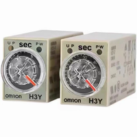 Miniatur Relay pengatur waktu penundaan ukuran dengan 220V/110V AC/DC 24V/12V soket segel dasar waktu SPDT