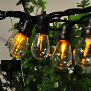 Guirnalda de Luces LED Edison E27 S14 para Exteriores, 10m, Plástico, Resistente al Agua IP65, Conectable, 3500K, Blanco Cálido - Product Image 2