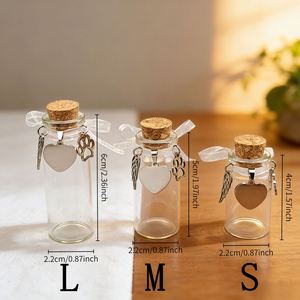 Bouteille commémorative pour poils d'animaux, urne personnalisée pour chien et chat avec nom, cadeau de condoléances pour la perte de poils, petite urne métallique pour moustaches - Product Image 3