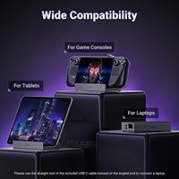 Station d'accueil UGREEN Steam Deck 9 en 1 USB C, station d'accueil 4K60Hz HDMI RJ45 10Gbps pour Steam Deck Rog Ally X Legion Go, support pliable