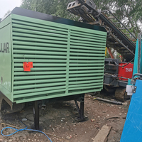 Compresseur d'air à vis diesel stationnaire haute pression Sullair 1070, modèle 2013, 1070 CFM, 24 bars, moteur CAT, pour puits d'eau