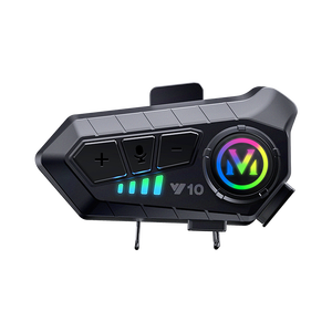 Y10 Instalación simple Impermeable Moto Auriculares Casco inalámbrico Auriculares para motocicleta con conectar dos teléfonos al mismo tiempo - Product Image 1