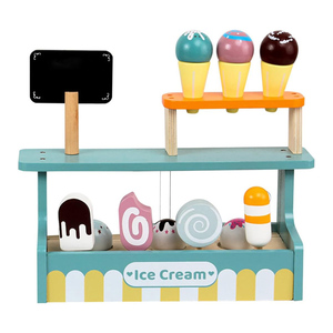 Juego de Cocina de Madera para Niños, Juguete Educativo de Imitación, Multicolor, Unisex, Venta al por Mayor, Tendencia Divertida, Juego de Comida DIY para Niños - Product Image 1