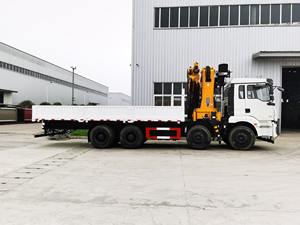 แชสซีรถบรรทุก Shacman M3000 8*4 ราคาถูก พร้อมเครนติดตั้งแบบ Knuckle Boom ยี่ห้อ XCMG น้ำหนัก 28 ตัน มือสอง ขาย - Product Image 5