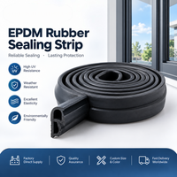 Joint d'étanchéité en mousse de caoutchouc EPDM haute performance pour portes et fenêtres en verre, profilés en aluminium – Dimensions personnalisables, découpe sur mesure