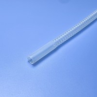 Tube ondulé en PTFE isolé anti-âge, tube soufflé en PTFE à diamètre intérieur lisse, tube de protection pour faisceau de câbles automobiles