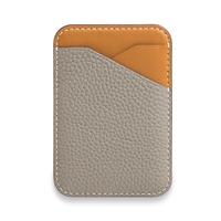 Dompet Kartu Kredit & Tempat Kartu Nama Kulit PU Mewah Grosir dengan Kompatibilitas Magsafe Tanpa Penutup untuk iPhone ID Card