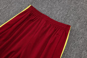 Traje de Entrenamiento Unisex con Cierre Completo, Manga Corta, Cuello Redondo, Secado Rápido, con Patrón de Letras y Nombre del Equipo, para Otoño e Invierno, Ropa de Fútbol 25/26 - Product Image 4