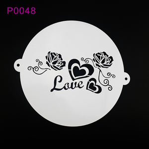 AK Set de pochoirs à gâteau en plastique personnalisés Outils de déco fondant réutilisables - Product Image 4