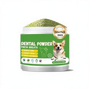 Spazzola Rimuovi Peli per Animali Domestici OEM/ODM, Polvere Dentale Orale Nutriente con Probiotici ed Enzimi di Alghe per Cani e <span class=keywords><strong>Gatti</strong></span>, per Alito Fresco e Riduzione del Tartaro - Product Image 1