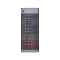 Matelas de massage chauffant infrarouge médical Luxuryade G2611 avec 8 pierres précieuses arc-en-ciel, thérapie par photons PEMF et lumière rouge pour le corps