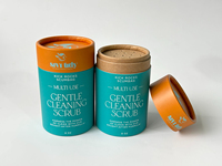 Emballage personnalisé pour poudre libre en cylindre avec shaker, tube en papier pour poivre, shaker pour sel, épices, récipient rond en carton avec tamis