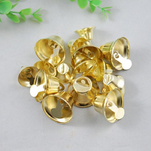 <span class=keywords><strong>Mini</strong></span> Campanas Doradas de 10mm-50mm, Hechas a Mano, de Metal, para Decoración de Árboles de Navidad, Adornos Colgantes para Mascotas, Manualidades, Regalos - Product Image 2