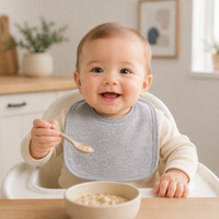 Combinaison en tricot de coton pour nouveau-né avec bavoir, unisexe, blanche unie, barboteuse pour bébé, vêtements personnalisables pour les chaînes de magasins