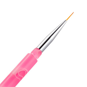 Pinceau ultra-fin pour nail art, poils en nylon, stylo de manucure avec capuchon, pour la peinture de détails sur ongles en gel, pinceau de décoration pour salon - Product Image 3
