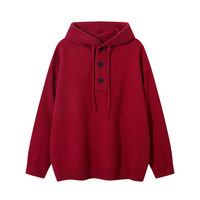 2025 pull à capuche pour hommes rétro Style américain unisexe haute qualité tricoté haut avant Anti-boulochage pour automne hiver Style paresseux