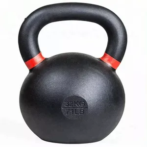 Hoge Kwaliteit 32 KG Galvaniseren Kettlebell, Ijzer Custom Made Heavy Kettlebells